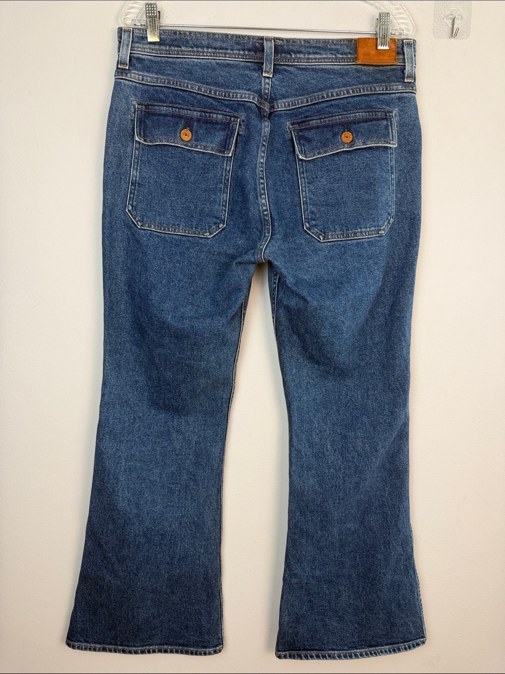 Citizen of Humanity Maisie Ultra High Rise Patch Pocket Flare Jeans Size 27 USA - Picture 8 of 16